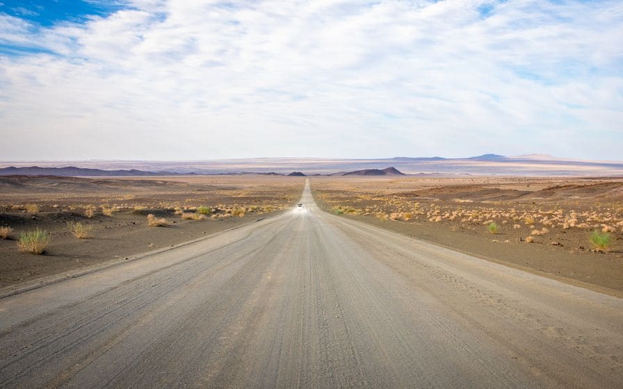 Gravel,Road,From,Ai-ais,To,Aus,In,Richtersveld,Transfrontier,Park,