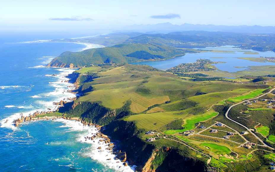 knysna aerial view