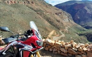 swartberg pass crf bike