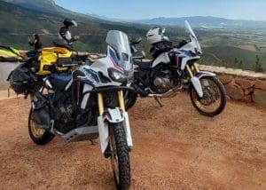 motorcycle white crf bainskloof may 23